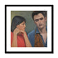 Framed Print - Couple at Days End