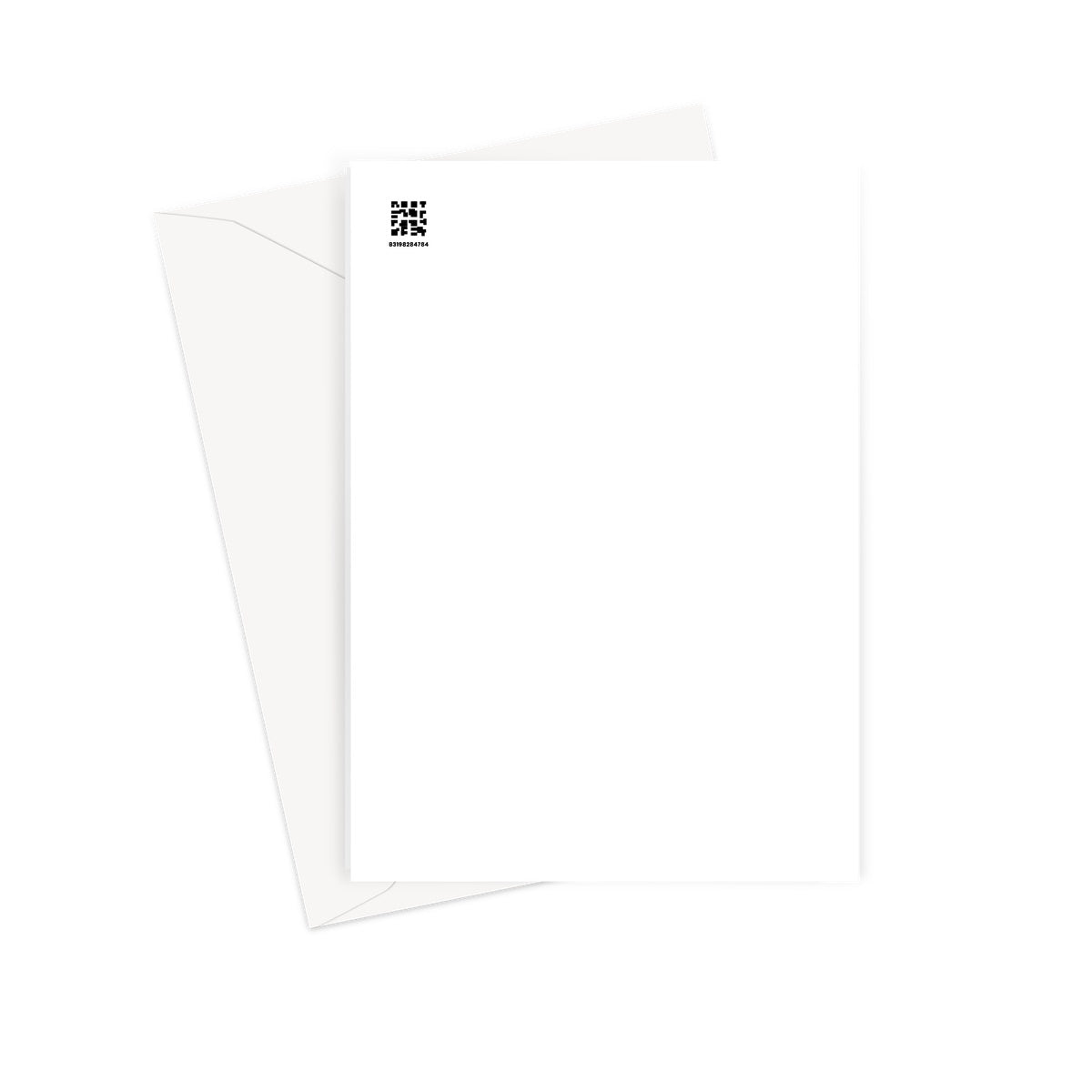 Woman with Kerchief Greeting Card