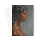 Woman with Kerchief Greeting Card