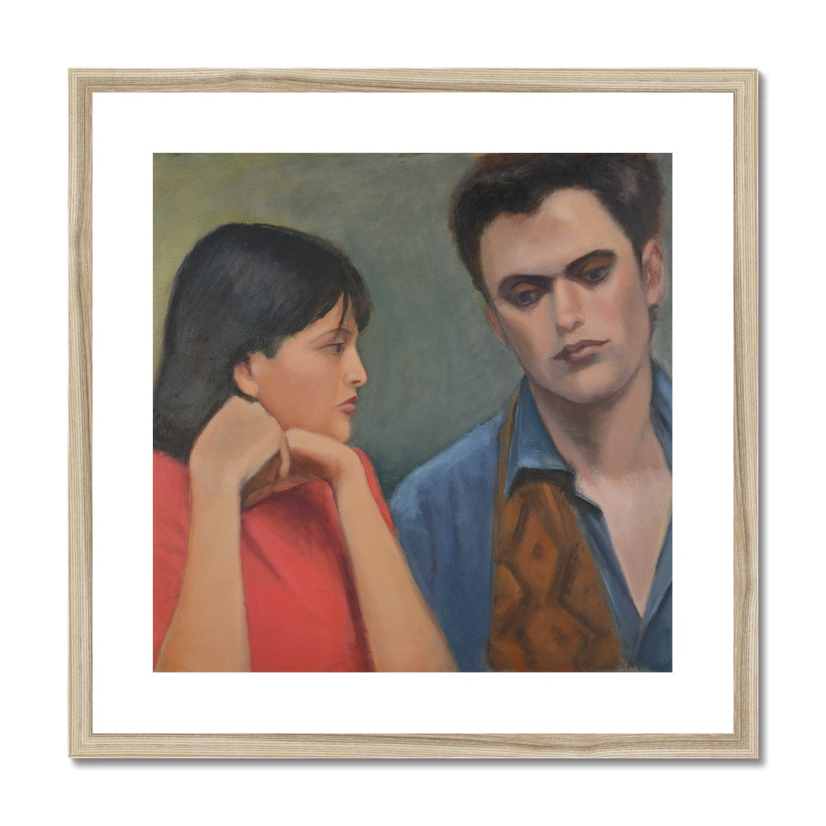 Framed Print - Couple at Days End